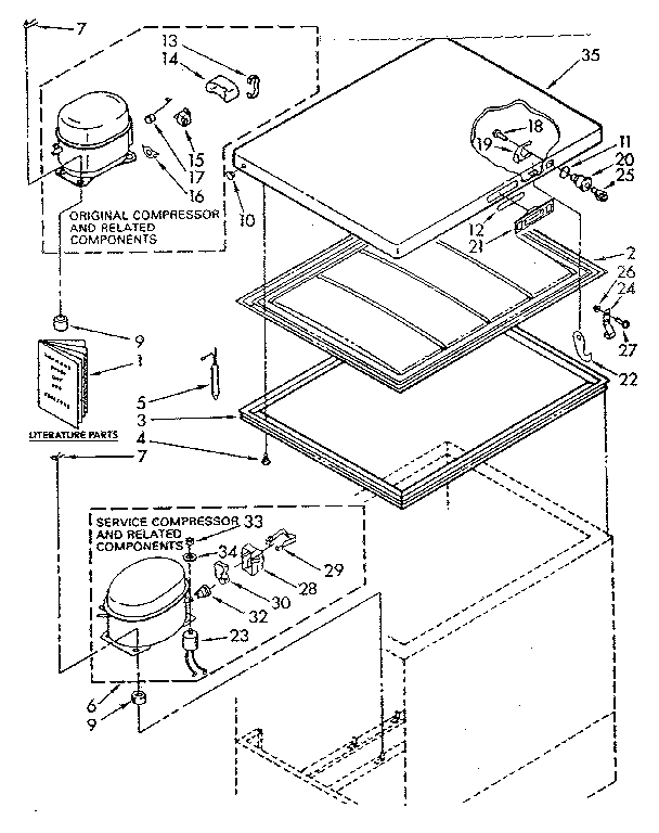 Door and unit parts