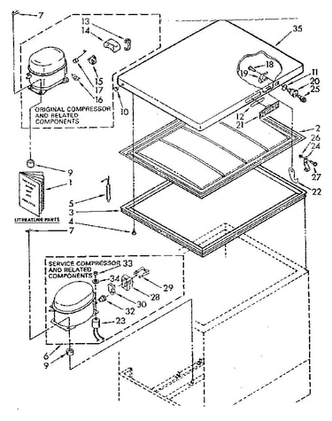 Door and unit parts