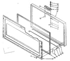 Kenmore 1988182280 door parts diagram