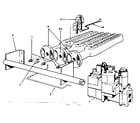 Kenmore 229964270 gas burners and manifold parts diagram