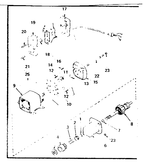 Starter motor no. 34409