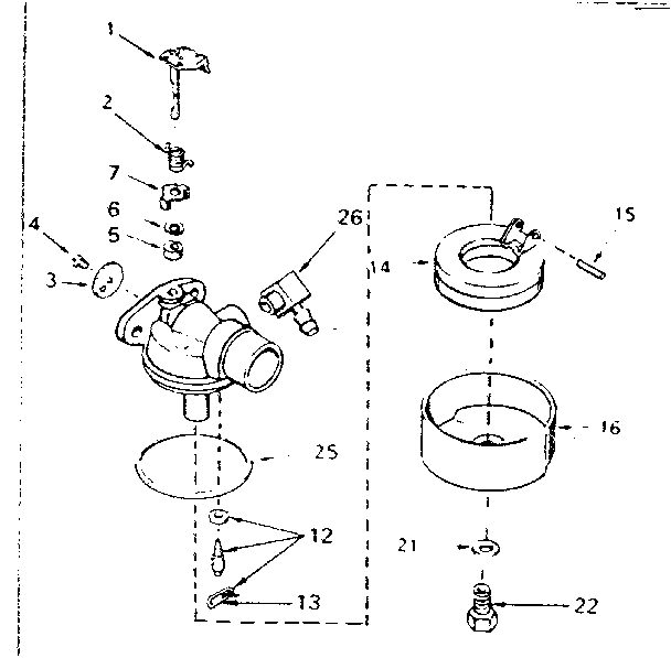 Carburetor no. 632105
