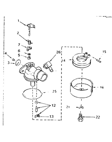 Carburetor no. 632105