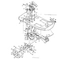 Craftsman 502255621 replacement parts drive system diagram