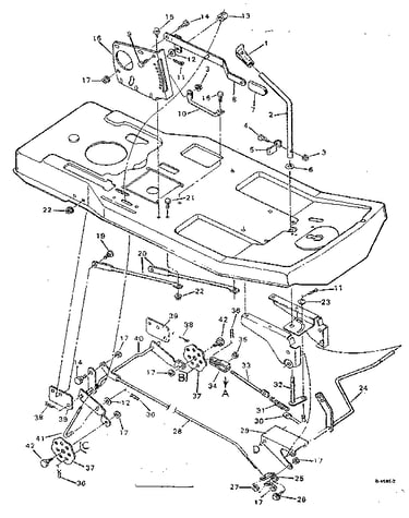 Replacement parts blade housing suspension