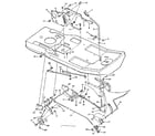 Craftsman 502255622 replacement parts blade housing suspension diagram