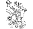 Craftsman 502255623 replacement parts body and chassis diagram