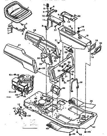 Replacement parts body and chassis
