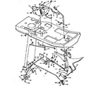 Craftsman 502255623 replacement parts blade housing suspension diagram