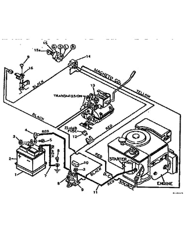 Replacement parts wiring diagram