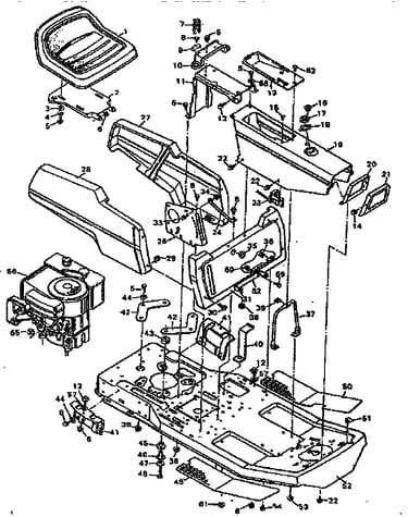 Replacement parts body chassis
