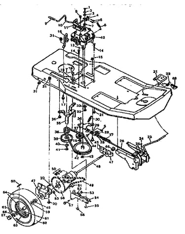 Replacement parts drive system