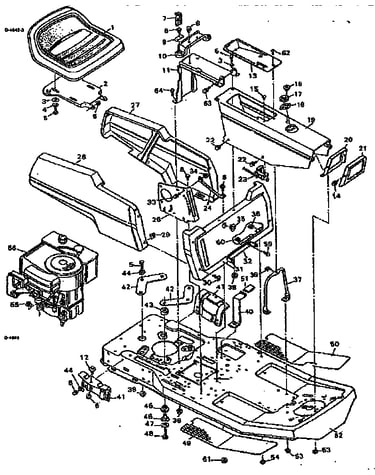 Replacement parts body chassis