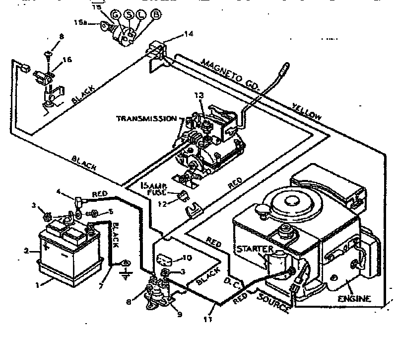 Replacement parts wiring diagram