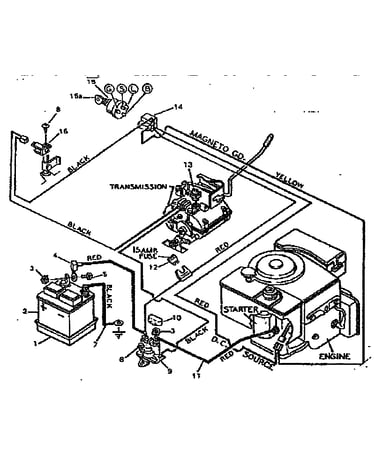 Replacement parts wiring diagram