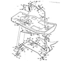 Craftsman 502255651 replacement parts blade housing suspension diagram