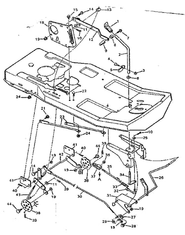 Replacement parts blade housing suspension