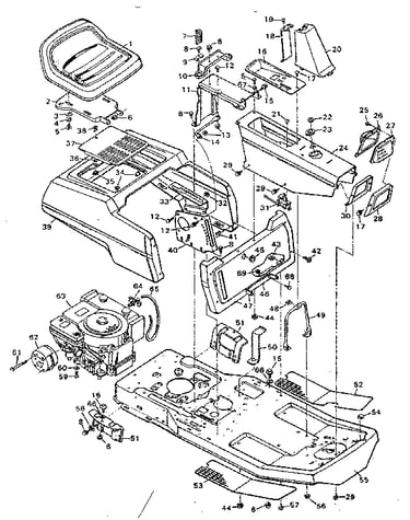 Replacement parts body and chassis