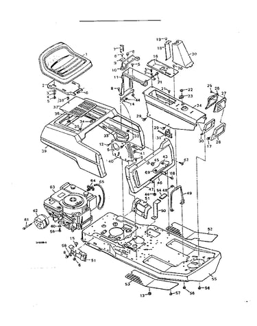 Replacement parts body and chassis