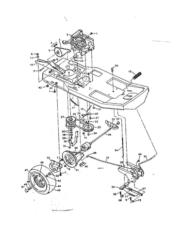 Replacement parts drive system