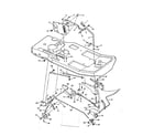 Craftsman 502255653 replacement parts blade housing suspension diagram