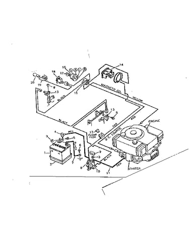 Replacement parts wiring diagram
