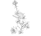 Craftsman 502255710 steering and front axle diagram