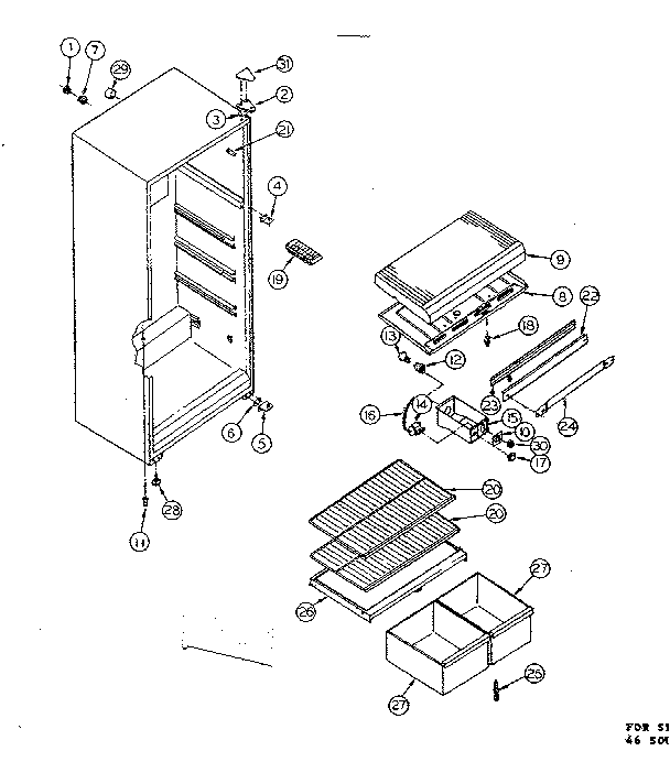 Cabinet parts