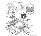 Kenmore 5648747680 cabinet and bottom plate parts diagram