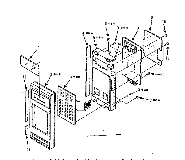 Control panel parts