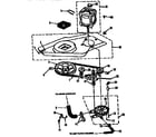 Kenmore 41789690800 washer drive system, pump diagram