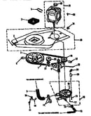 Washer drive system, pump