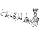 Kenmore 390261800 exploded view sears centrifugal pump diagram