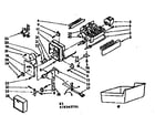 Kenmore 2538365701 icemaker parts diagram