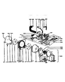 Combustion blower assembly air bracket and solenoids