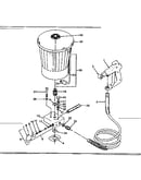 Spray gun and hopper assembly