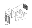 Kenmore 106856310 cabinet parts diagram