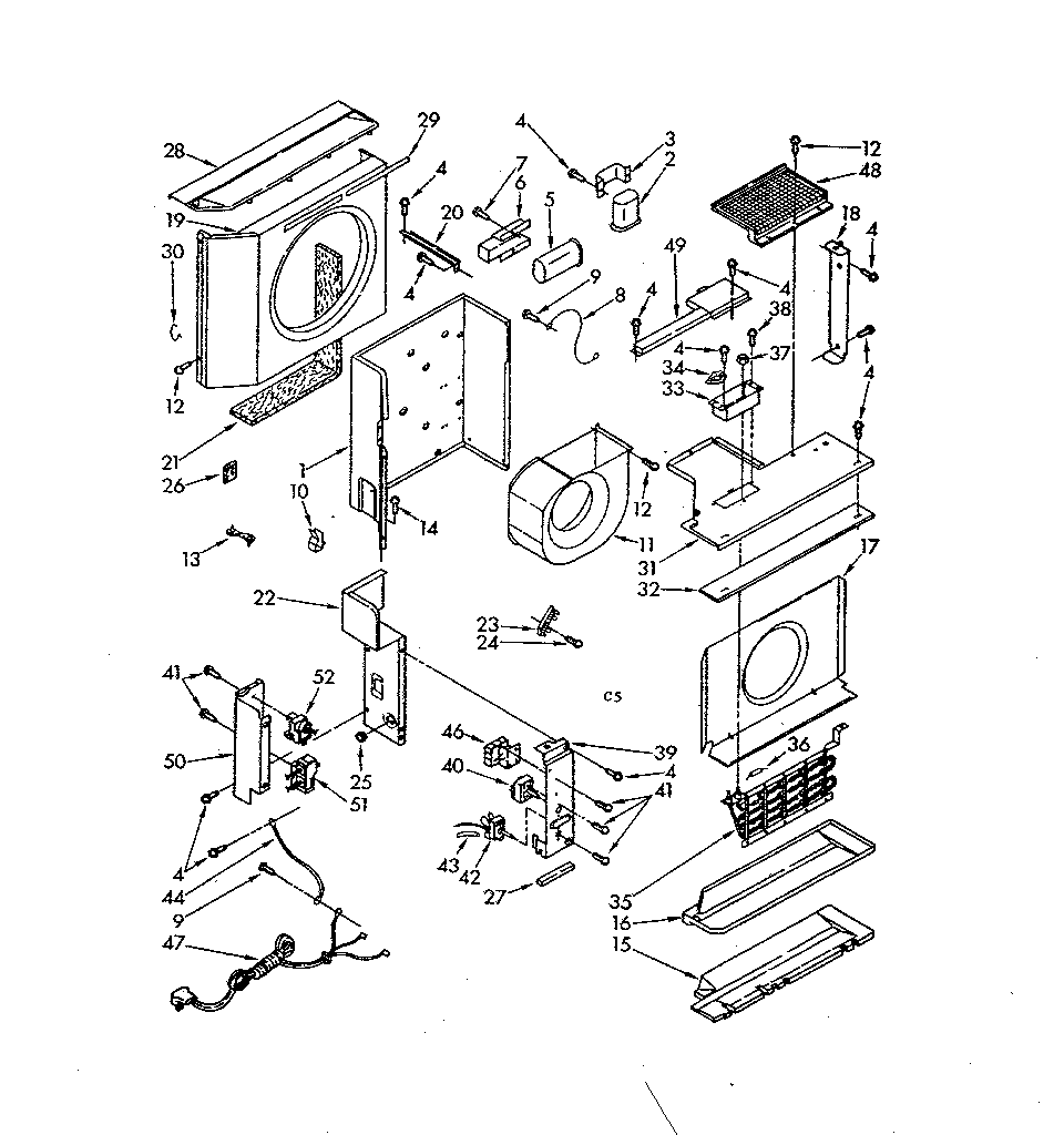 Air flow and control parts