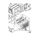 Kenmore 1068752070 cabinet parts diagram