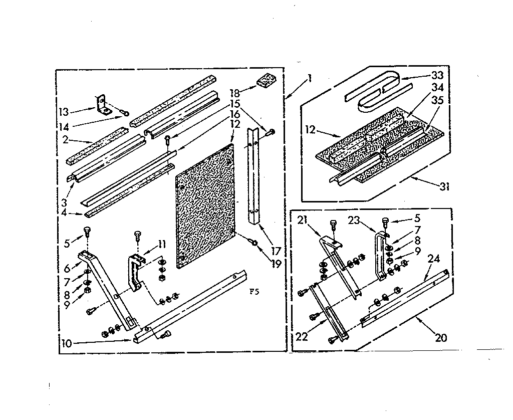 Accessory kit parts