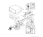 Kenmore 625340222 timer assembly, face plate and safety shut-off diagram