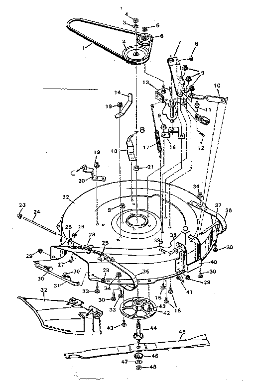 MOWER DECK