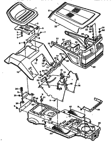 Replacement parts chassis & hood