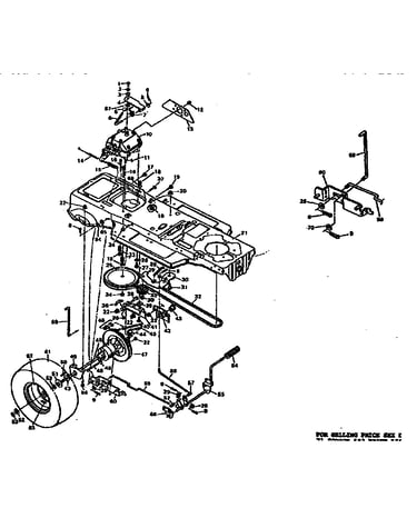 Replacement parts drive system