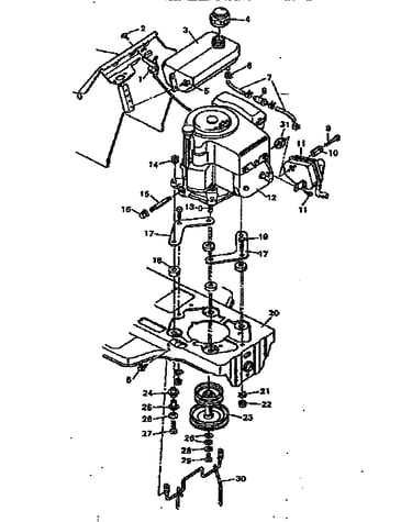 Replacement parts engine mount