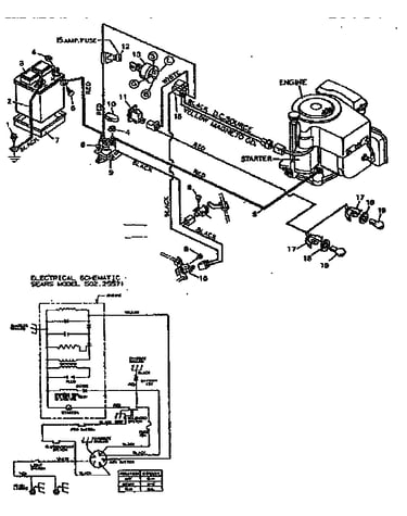 Replacement parts wiring diagram