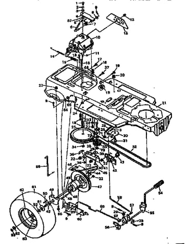 Replacement parts drive system