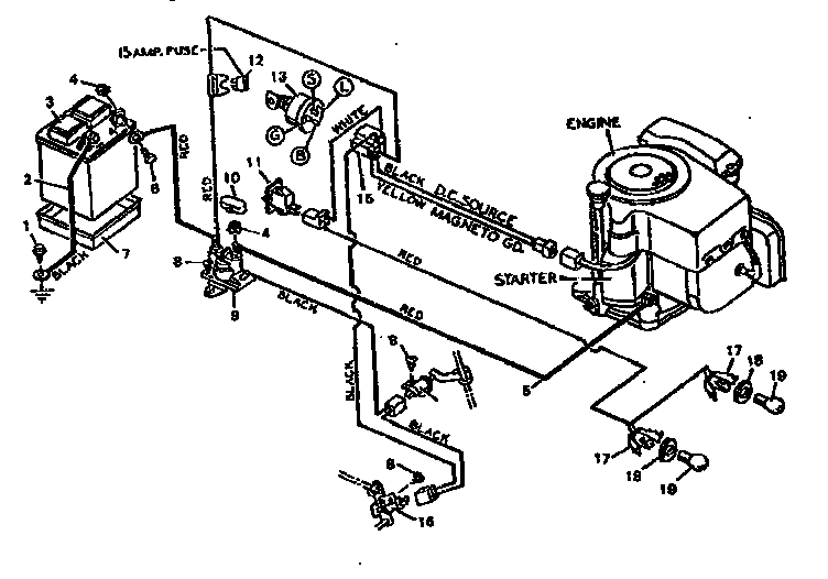 REPLACEMENT PARTS WIRING DIAGRAM