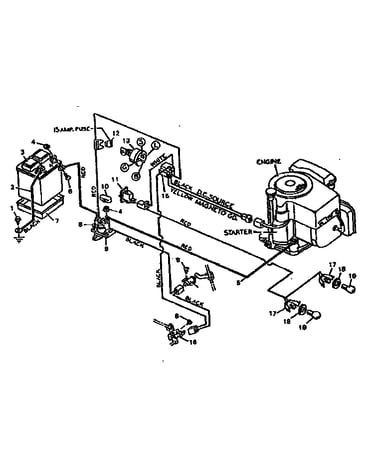 Replacement parts wiring diagram