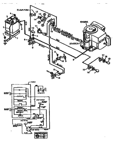 Replacement parts wiring diagram
